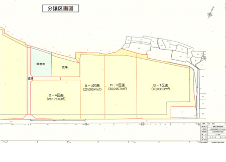 分譲区画図